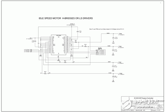 MM912-S812 Small Motorcycle Engine ECU Reference Design (Characteristics _ System Diagram _ Circuit Diagram _ pcb Component Layout)