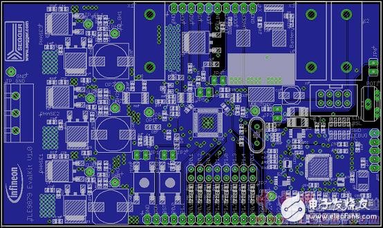 Infineon TLE9879 single-chip automotive three-phase motor drive solution