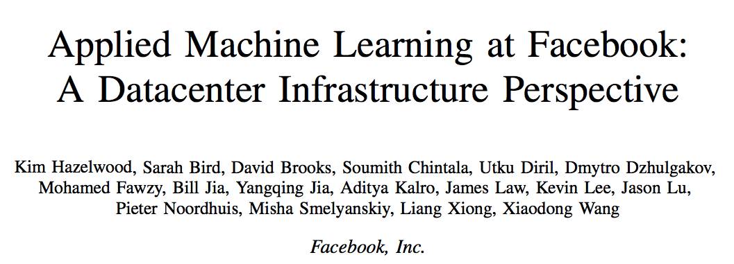 Depth reveals the hardware and software infrastructure within Facebook that supports machine learning