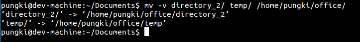 Linux-based mv instructions to move files and directory commands