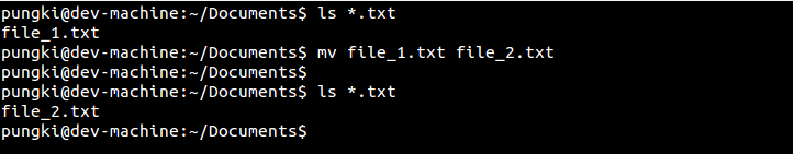 Linux-based mv instructions to move files and directory commands