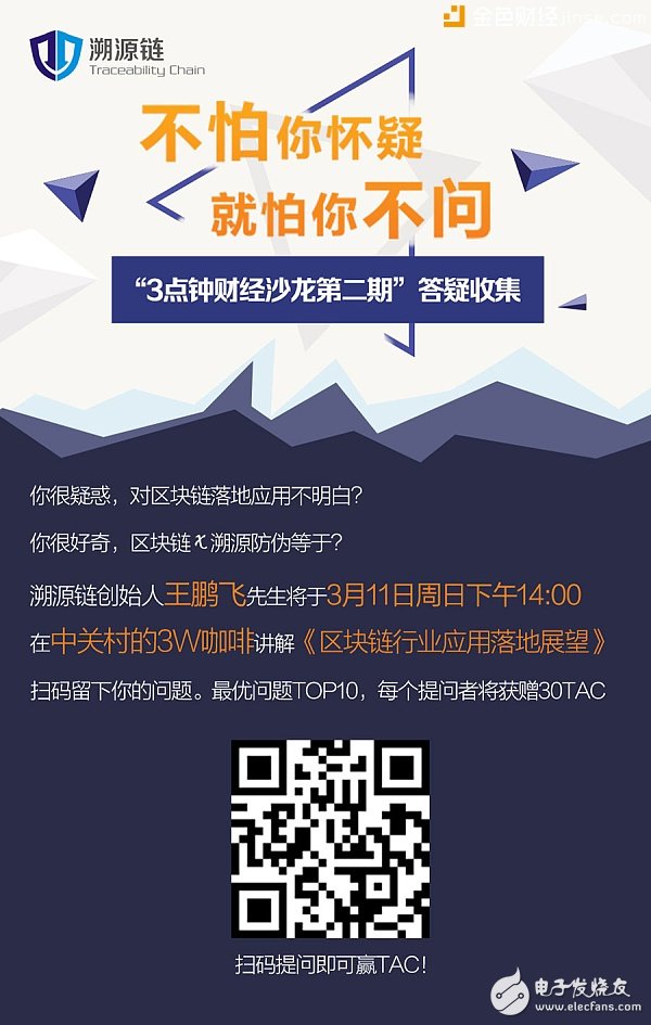 Tracer chain founder "Wang Pengfei" to do blockchain industry sharing: not afraid of your doubts, I am afraid you do not ask