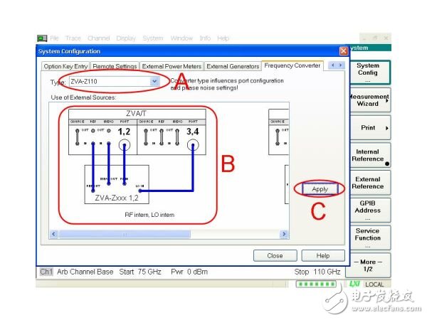 RS multi-port millimeter wave measurement frequency conversion module application