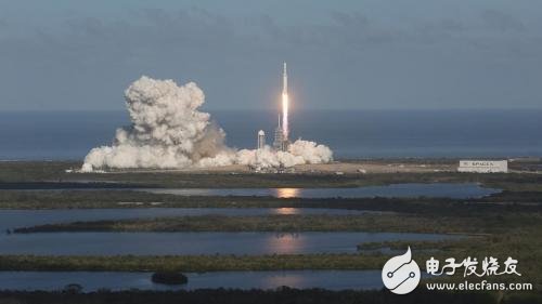 What is the significance of the Falcon heavy launch?