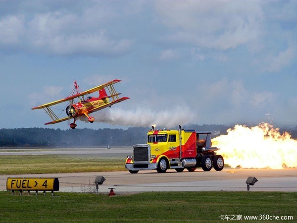 After reading the dissatisfaction, I would not elaborate on the indissoluble love between trucks and airplanes.