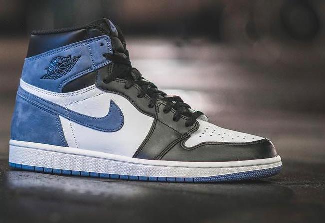 Another "small lightning" look at Air Jordan 1 "Blue Moon" on the more handsome