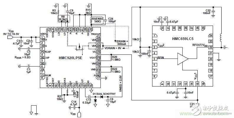 The best solution for biasing RF with an active bias controller