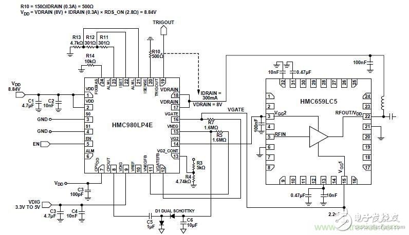 The best solution for biasing RF with an active bias controller