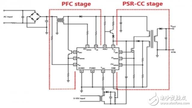 High-power, low-cost, two-stage solution for regulating constant voltage in LED drivers