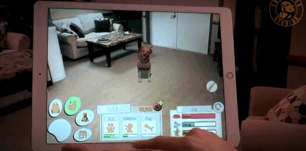 With Unreal Engine and AR technology, anyone can bring a cute Labrador named Dex into the living room.