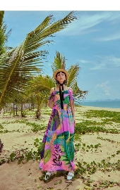CHIU Â· SHUI Qiushui Iraqi women's clothing 2018 summer must buy a single product with recommended