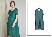 Mildtree women's 2018 summer new dark green is a deep well