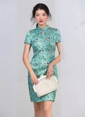 Yupai Women's 2018 Summer New Cheongsam Dresses