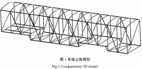 Finite element simulation of truss type semi-trailer truck