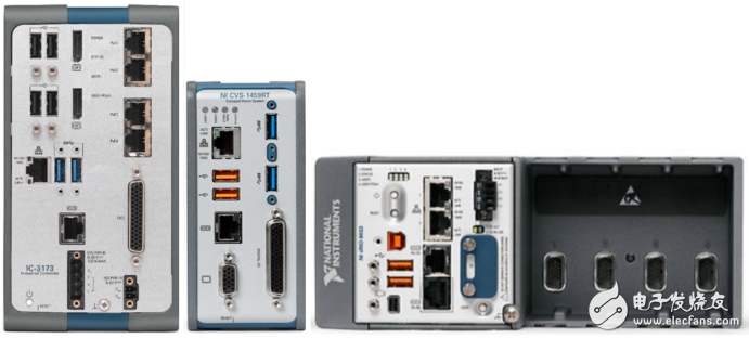 Figure 4. NI Industrial Controller, CVS, and CompactRIO Controllers Deliver Powerful Processing in a Small, Robust Package