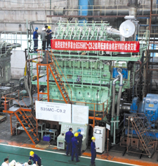 Yichang Ship Chai tests two world-class marine diesel engines