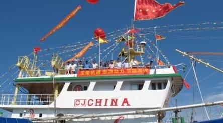 Yuchai YC6C ship machine helped Taizhou 2 fishing boats successfully test