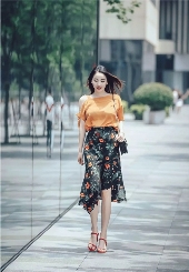 ARIOSE years Ano Sylvia Women's 2018 Summer New Street Fashion Collection