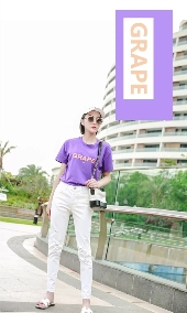 DJFF women's 2018 summer new listing purple series