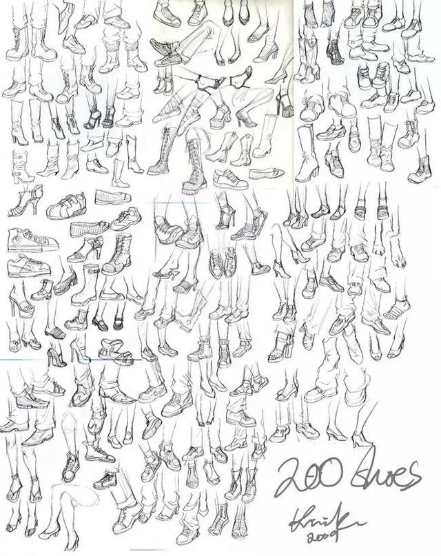 Deep dry goods, sketching shoes perspective is not allowed? The most complete sketch shoes analysis