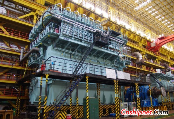 Dalian Shipai's first 7S80MEC host successfully passed the inspection