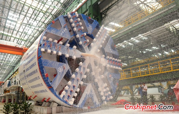 Rongan Power's first shield machine off the assembly line