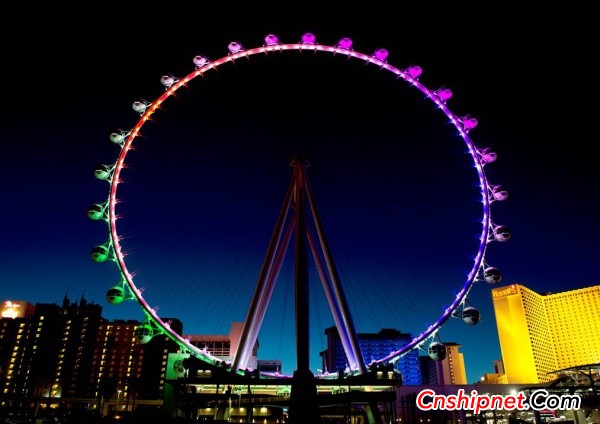 Zhenhua Heavy Industry made the world's largest Ferris wheel officially operated