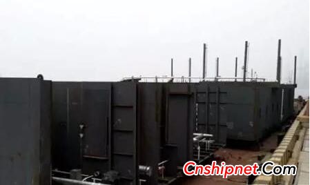 Nantong COSCO Heavy Industries supplied the hatch of the Korean shipyard successfully shipped