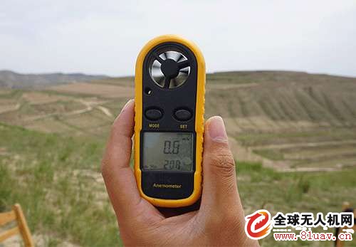 Measuring site wind speed
