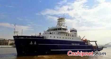 711 provides a complete set of main propeller shaft propeller systems for the "Jia Geng" scientific research ship