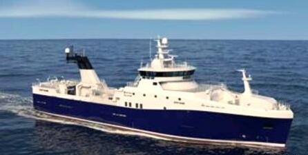 Luo Luo was awarded a design and equipment contract for a tail trawler