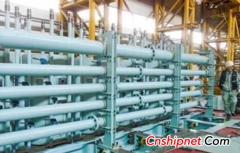 New progress in the pre-installation of the ground of Dalian Shipai main pipe system