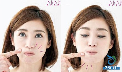Facial beauty exercises make your face firm and smooth