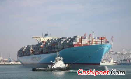 10 ships of Maersk Line will be equipped with real-time GPS systems and satellite communications