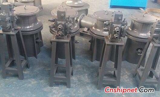 Jiangsu Jiesheng delivers 3 sets of 30KN hydraulic winches