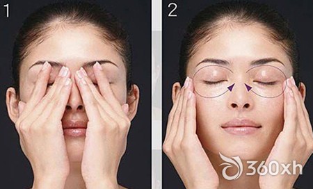 Using eye cream