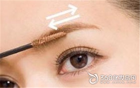 Lady makeup eyeliner eyelashes powder lip makeup eye shadow eye socket