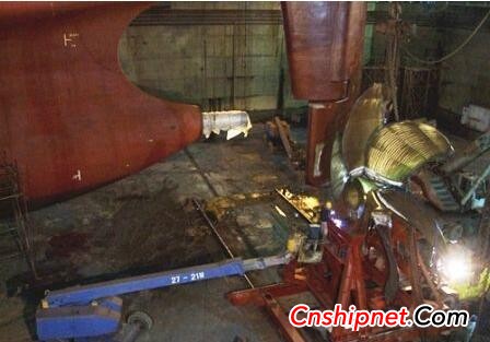 Zhoushan Xinya Ship has successfully replaced the propeller for 23 large ships