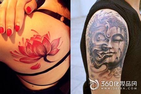 Tattoo repair burning skin cleaning damage