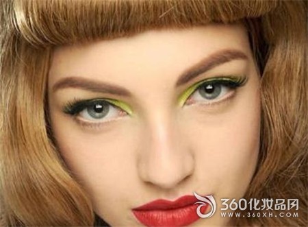 Eye makeup, eye shadow, eye, eyelid, lower eyelid, lipstick, three-dimensional
