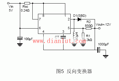 MC34063 inverter circuit