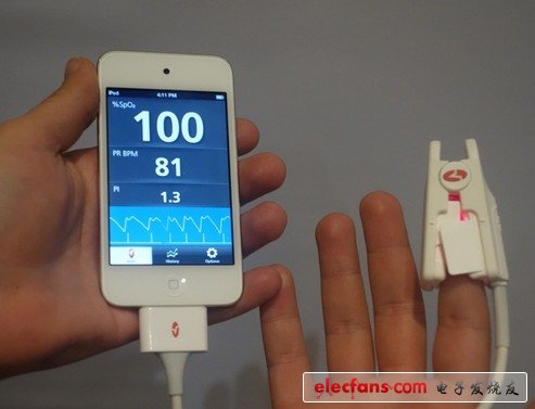 Spotlight on CES 2013: the first new oximeter compatible with iOS is unveiled