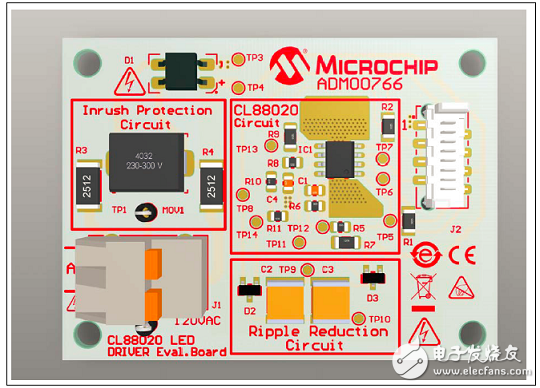 [Original] Microchip CL88020 120VAC 8.5W Offline LED Driver Solution