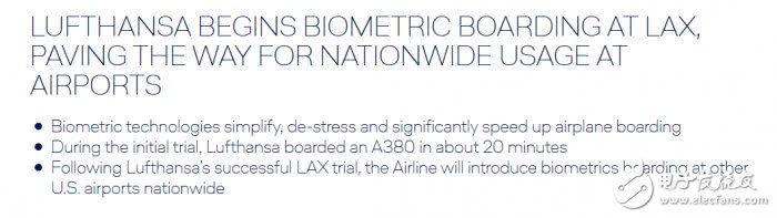 Lufthansa Airport trial biometric system for safe boarding in 20 minutes