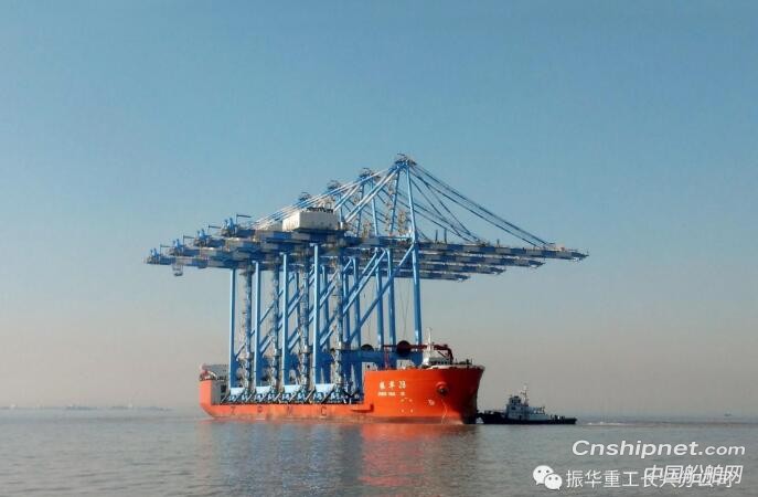 Zhenhua Heavy Industry successfully shipped 4 shore bridges in Tacoma Port, Washington, USA