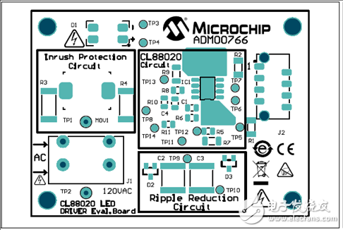 [Original] Microchip CL88020 120VAC 8.5W Offline LED Driver Solution