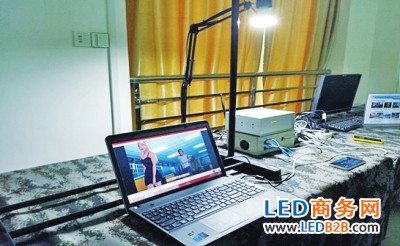 High-speed Internet access through LED desk lamps.