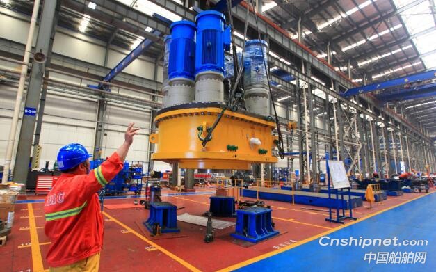 Zhenhua Heavy Industry Rock-Socketed Single Pile Vertical Roadheader Drive System Completes Assembly