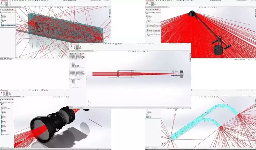 Optical simulation design analysis software TracePro, highly collaborative with optical and structural engineers