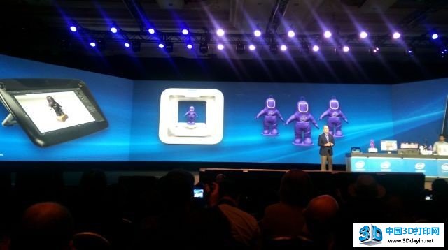 "International Electronic Business" CES2014: Smart Phone Painted 3D Printed Drawing, 3D Printing Enters Home